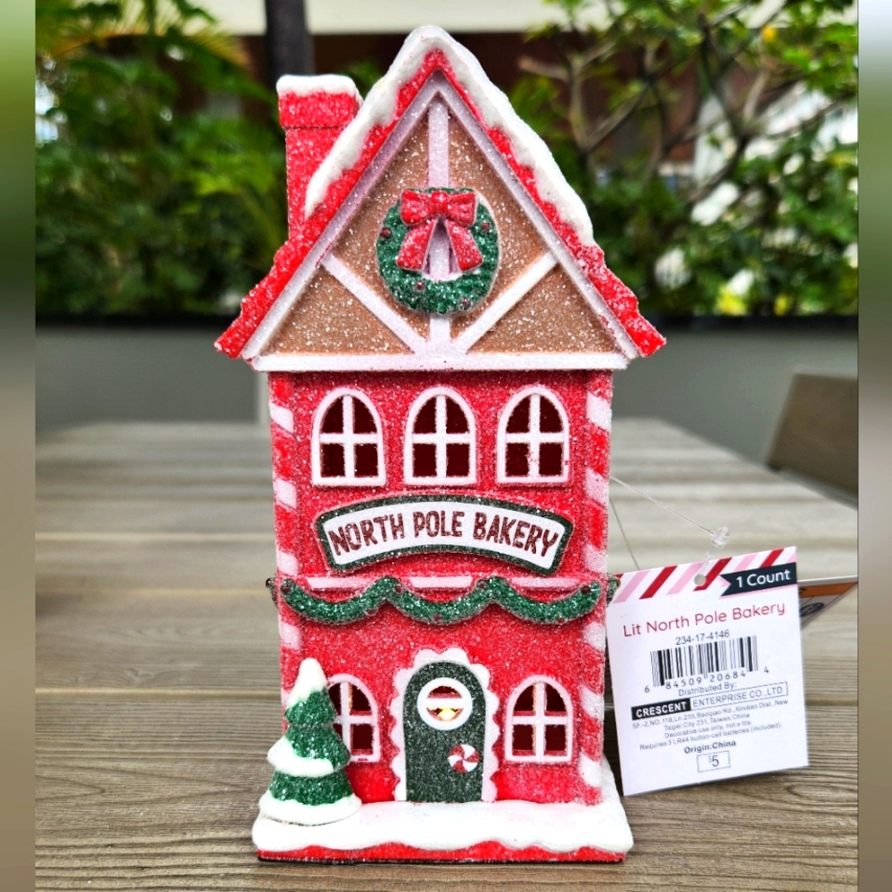 TARGET Bullseye Plaground Chritmas Mini Village North Pole Bakery 2024